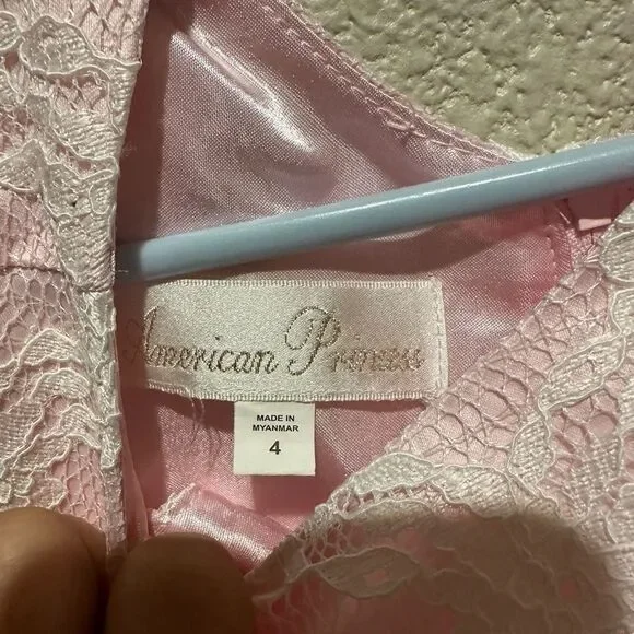 NWT American Princess Girl Dress Size 4 - Picture 8 of 8